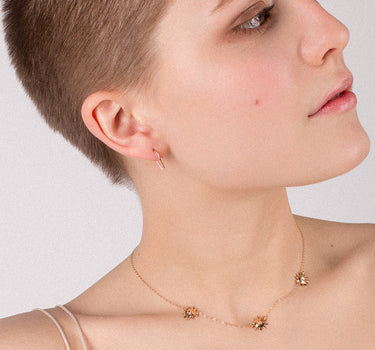 Small Hook Poke Earrings
