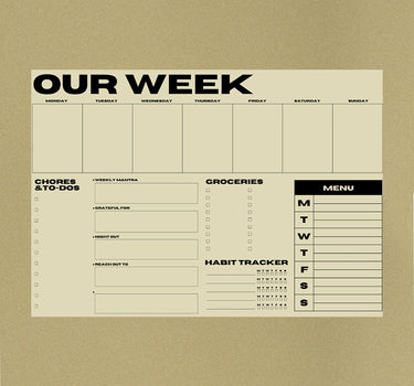 Our Week Planner Pad