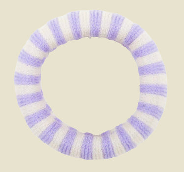 Purple Cauliflower Stripe Elastic