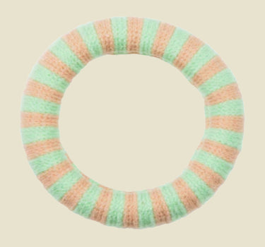Sweet Mint Gum Stripe Elastic